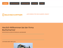 Tablet Screenshot of buchschartner.com